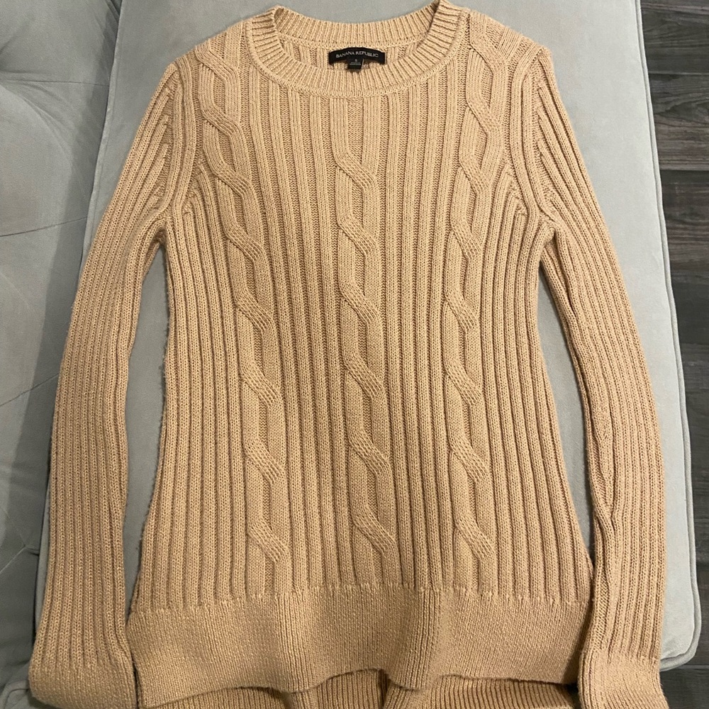 Banana republic cable knit sweater